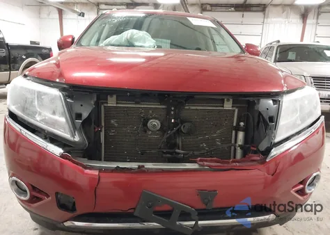 2015 Nissan Pathfinder Sl из США, поврежденный, VIN 5N1AR2MM7FC720918